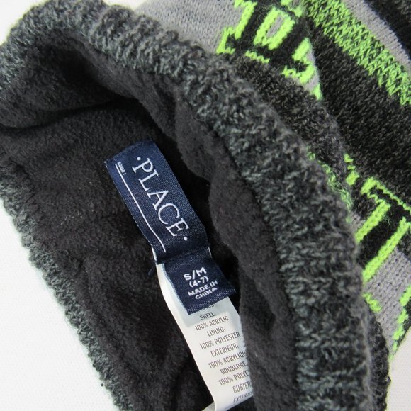 The Children’s Place Winter Knit Beanie Pompom Hat #EPIC Size S/M (4-7) - Picture 4 of 5